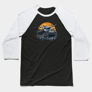 German Panzer Tank Art Apparel Baseball T-Shirt